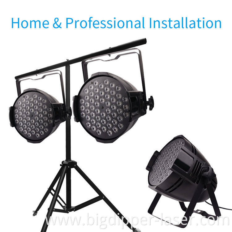 Hot Led lighting Slim rgbw IP33 54 3ww Led Par Light hand in hand
